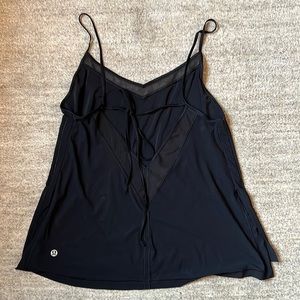 Lululemon 4 strappy back mesh tank top
